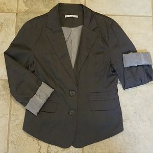 Papaya fitted blazer
